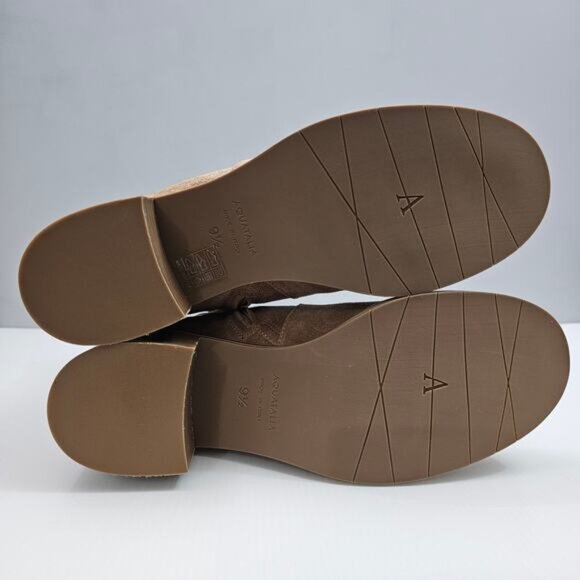 Aquatalia Bellamy Ankle Boot Womens 9.5 Brown Suede Water Resistant Designer - Picture 13 of 15